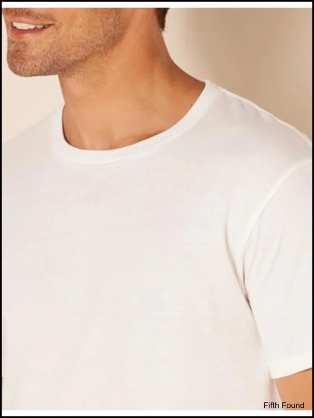 Slim Fit Cotton Spandex Crewneck Undershirts 6-Pack